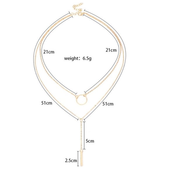 ❣️NWT Multi-layer Necklace in Gold❣️ - Picture 5 of 5